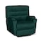 In House Velvet Classic Recliner Chair - Dark Green - AB03