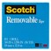 3M Scotch Removable Tape 3/4 x 1.296 Inch