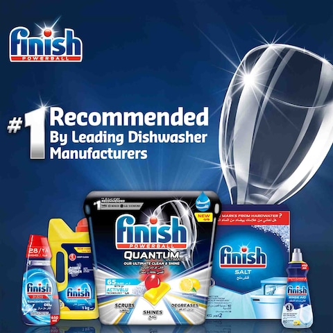 Finish Classic Dishwasher Detergent Powder with Pre-Soaking Action, 2.5Kg