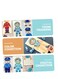 Cartoon Wooden 3D Puzzle Montessori Toys for Children Learning Matching Number Character Career Cognitive Jigsaw Board Game Preschool Educational Toy 5 puzzles set