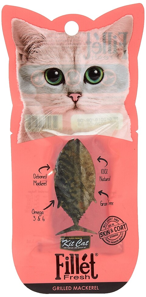 Kit-Cat Fillet Fresh Grilled Mackerel 30g