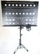 Mike Music 2 In 1 Dual Use Sheet Music Stand &amp; Microphone Stand Foldable Tripod Portable Sturdy (2 In 1 D10, 1Pack, Black)
