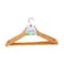 Wood Clothes Hanger 3pcs - 44cm Natural Color