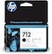 HP 712 3Ed70A Black 38-Ml Genuine HP Ink Cartridge With Original HP Ink, For Designjet T650, T630, T250, T230 &amp; Studio Large Format Plotter Printers And HP 713 Designjet Printhead