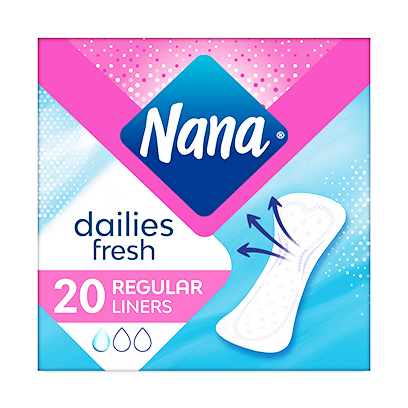 Nana Daily Fresh Regular Pantyliners 20 Pieces