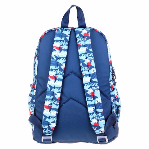 Kaukko Kids and Love Sweet Shark Printed Backpack Bag