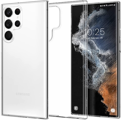 Spigen Air Skin designed for Samsung Galaxy S22 ULTRA case cover (2022) - Crystal Clear