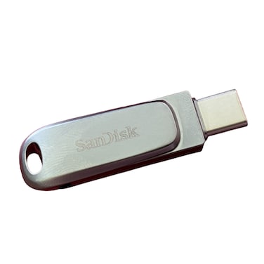 SanDisk Ultra Dual Drive Luxe USB Type-C Flash Drive 64GB Silver