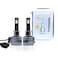 Tobys P100 Pro 9012 2 Pieces 200W/Pair Power Original Tested LED Headlight Bulb Assembly 20000 Lumens 100W/Piece Xtreme Bright With Color Temperature 6500K