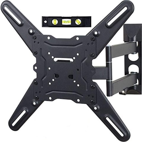 TV LCD Monitor Wall Mount Full Motion Swing Out Tilt Swivel Articulating Arm Angle Adjustable for Flat Screen TVs 32 to 55 Inch