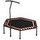 YALLA HomeGym Exercise Trampoline with Adjustable Handrail Bar, Indoor And Outdoor for Adults &amp; Kids