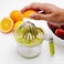 Royalford Lemon Squeezer, Orange Juicer, Multifunctional Lemon Juicer With Built In Measuring Cup And Grater Egg Separator, Non Slip Silicone Handle, Upgrade Citrus Juicer, Green, White