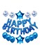 Cool Baby 25-Piece Happy Birthday Party Foil Balloons Set 16inch