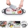 Generic Meetion 4-In-1 Multifunction Folding Fruit Vegetable Basket Washing/Drain/Cutting Board Kitchen Collapsible Dish Tub