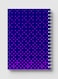 Lowha Spiral Notebook With 60 Sheets And Hard Paper Covers With Circular Halftone Purple Design, For Jotting Notes And Reminders, For Work, University, School