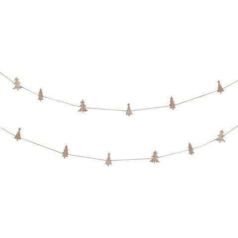 Wooden Tree Pegs with Twine