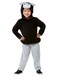Smiffy's Black Sheep Toddler Costume for 3 to 4 Years Kids- Black
