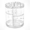 Generic Acrylic Cosmetic Storage Large Capacity 360 Degree Rotating Adjustable Makeup Organizer Jewelry Display Case