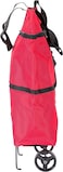 Royalford 20 L Foldable Shopping Trolley Bag- Rf11372 Multi-Purpose Utility Bag With Handles And Wheels Durable, Portable Perfect For Storing Things Red
