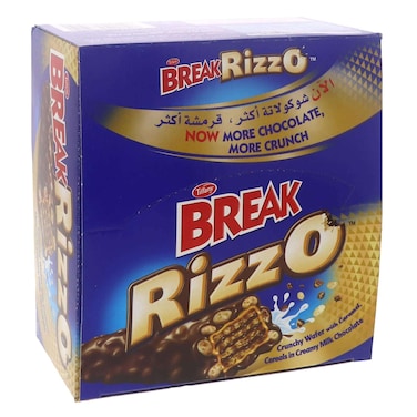 Tiffany Break Rizzo Caramel Crunchy Wafer, 35g Pack of 12