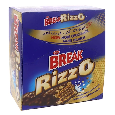 Tiffany Break Rizzo Caramel Crunchy Wafer 35g Pack of  12