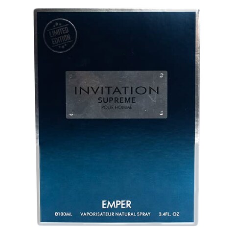 Emper Invitation Supreme Eau De Toilette Body Spray For Men 100ml