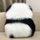 Super Soft Double Sided Plush Panda Throw Pillow Made With Rabbit Fur (Size 56&times;50CM)