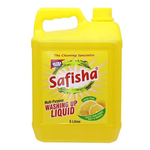 Safisha Washing Liquid Lemon 5L