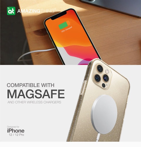 Amazing Thing Quartz Ultra Impact designed for iPhone 12 and 12 PRO (6.1 inch) case/cover - Flashing Crystal