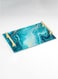 Lowha Decorative Acrylic Serving Tray With Gold Metal Handles And Modern Design 20x30 cm