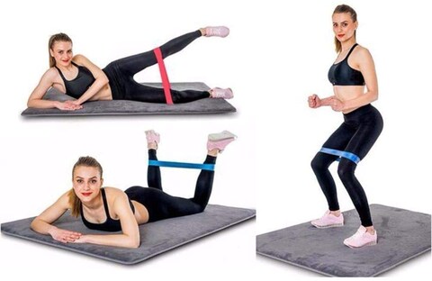 Generic Fitness Resistance Bands Crossfit Latex Workout Pilates Fitness Equipment Yoga Exercise Pull Rope