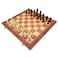 FITTO High Quality 3in1 Wooden Classic Chess Set, Checkers and Backgammon - Handcrafted Design for All Ages, 39CM