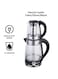 Dessini Electric Kettle With Tea Pot 2 L 2200 W Dtm7007, Clear/Silver/Black