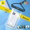 Baseus AquaGlide Waterproof Phone Case, IPX8 Certified 30M Deep Waterproof Phone Pouch Waterproof Cell Phone Case Fit for Phones up to 7.2 for iPhone 15 Pro Max/Plus/14/13/12/S24/23 and More Blue