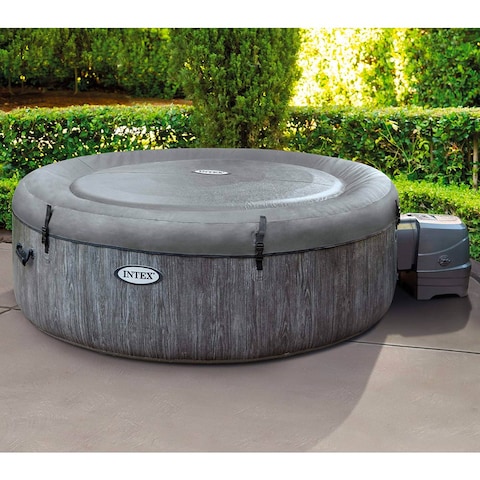 Intex PureSpa Greywooddeluxetm Set, 12 Languages (220-240 Volt), Age 6+