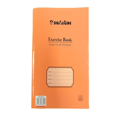 Sinarline Exercise Book Ruled 100 Sheets Orange