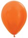 Generic Party Fun Standard Clear Orange Balloon - 12Inches - (Pack Of 40 Units)