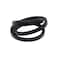 AL ARQAM 1PCS M Type V-Belt Closed-loop Industrial Triangle Black Rubber Drive Belt, M29