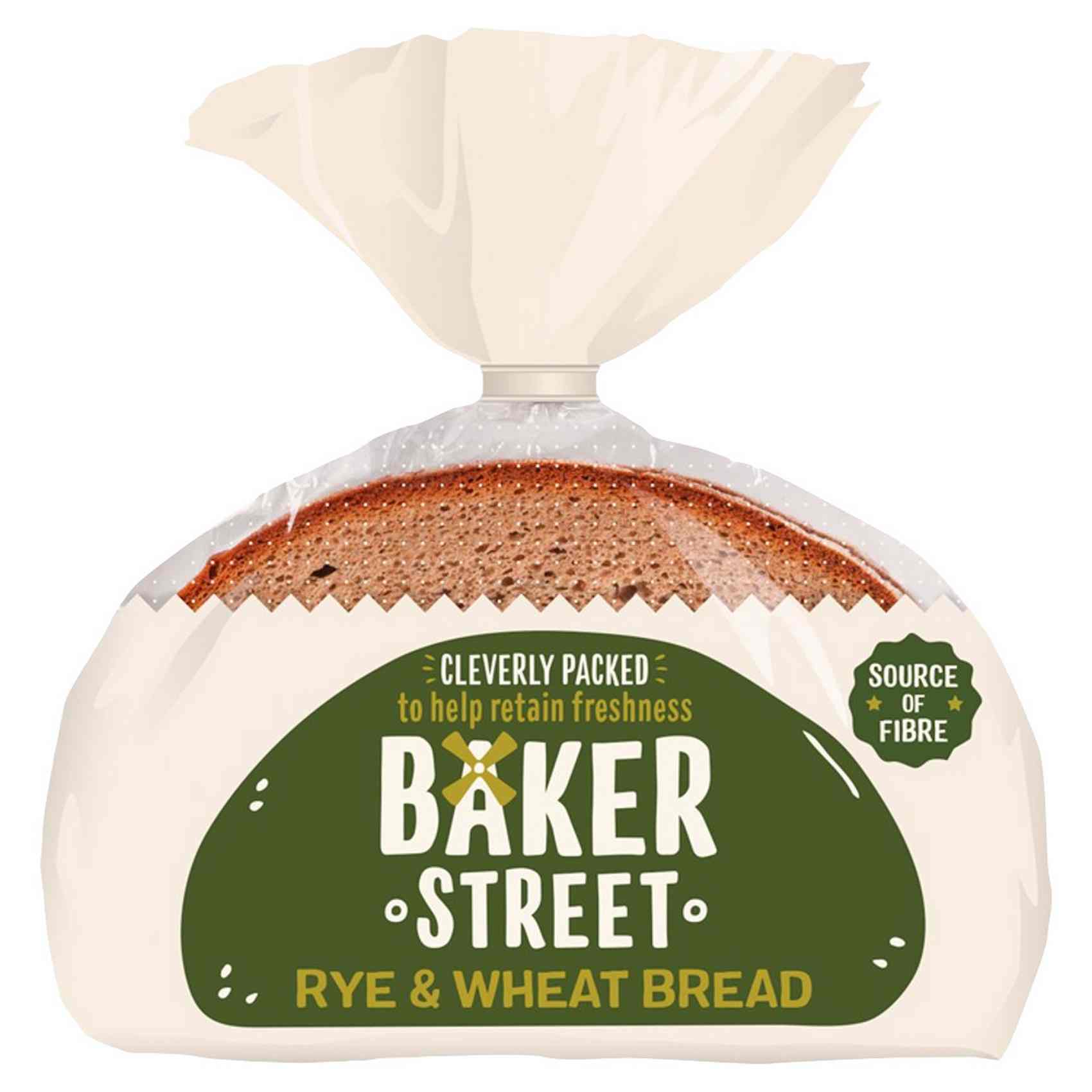 Baker Street Rye & Wheat Bread 500g
