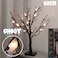 Halloween Ghost Tree Lamp with Warm White LED Lights 60cm