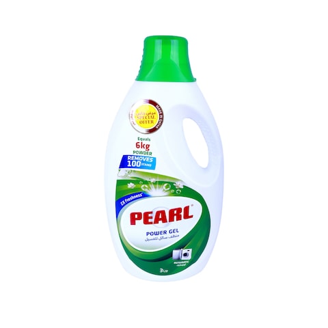 Pearl Power Gel Liquid Detergent For Washing Bottle 3L