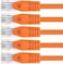 CAT6 Patch cable(1 Foot, 0.30 Meters) orange