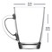 LAV VEG422F Vega Glass Mug 6 Count 300ml