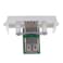 USB Module 25mm x 50mm White Adapter faceplate for Integrated Multimedia Wall plate - faceplate DKURVE&reg;