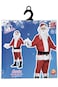 Deluxe Santa Costume Red Jacket Trousers Belt Hat Boot Cove
