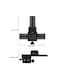Generic - 4-Way Macro Focusing Tripod Black