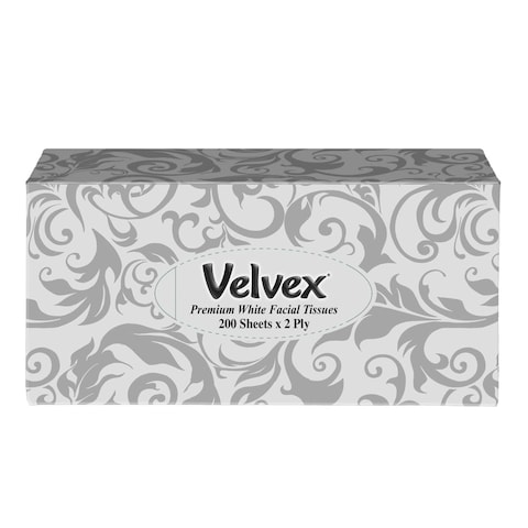 Velvex Facial Tissue Silver 200S