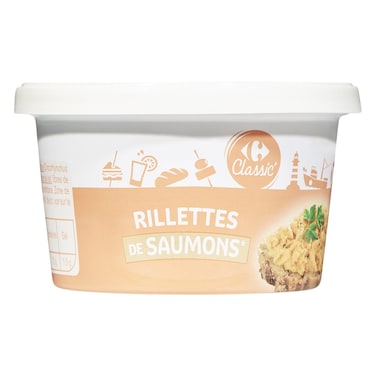 Carrefour Rillettes Salmon Spread 125G  - Canned Fish