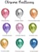 Metallic Chrome Balloons 50 Pcs 12 Inch Helium Shiny Thicken Latex Balloons Party Decoration (Purple)
