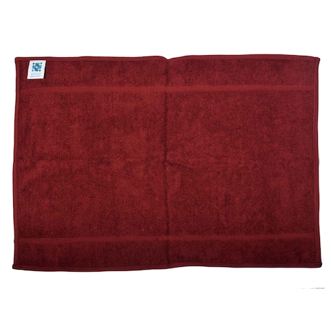Estilo Hand Towel Plain Maroon